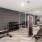 a fitness center and gym with weights