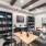 a library lounge with seating