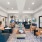 a clubhouse lounge with seating